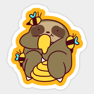 Honey Sloth Sticker